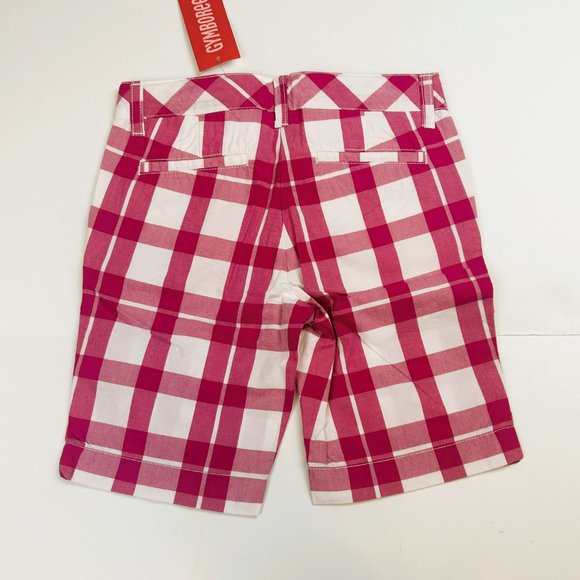 NWT Gymboree Girl Plaid Bermuda Short & Apple Polo Top Size 5 - Picture 4 of 8
